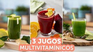 3 jugos multivitamínicos | Kiwilimón