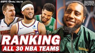 Ranking All 30 NBA Teams | Numbers On The Board