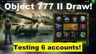 Object 777 Draw WoT Blitz - Hunt for Super Armoured Tank Tier X (Big Test on 6 accounts)