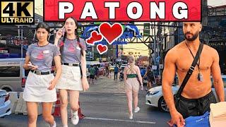 【4K 】Phuket 2024 Patong Beach Walking Tour