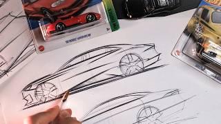 Beginners: Improve Car Design Sketches with This Tip - Continuous Lines