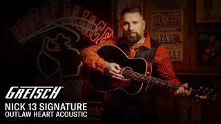 Introducing the All-New Nick 13 Signature Outlaw Heart Acoustic | Gretsch Guitars