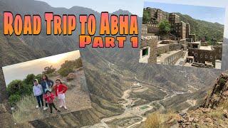 Road Trip from Riyadh to Abha Part 1 | Rijal Almaa Village | Al Soudah Mountain | Cable Car | 4K