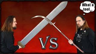 Why Giant Swords are Worse than Large Polearms IRL