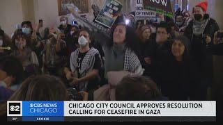 Chicago City Council calls for ceasefire in Israel-Hamas war