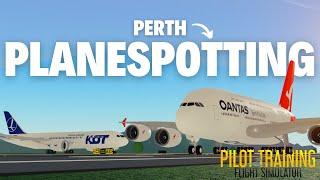 Planespotting at Perth in PTFS ️ (realistic)