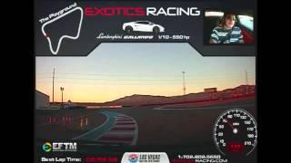 EFTM Drives a Lamborghini Gallardo V10 at 191km/h at Exotics Racing Las Vegas