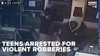 Man, 3 teens arrested in connection to nearly 80 violent King County robberies