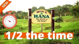 Road to Hana in 36 minutes...let's GOOOOOO! (2024) | MAUI
