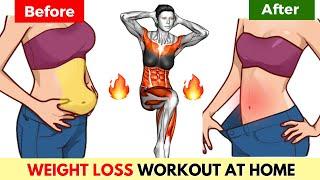 Burn Belly Fat & Lose Weight Workouts 30-Min Standing TUMMY Exercises | 2 Week Challenge : DAY 4