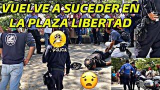 LLEGARON TODAS LAS AUTORIDADES A LA PLAZA LIBERTAD  ESTO OCURRIÓ ESTE DÍA 