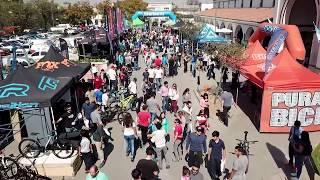 Expo Biciclub en Trasmontaña 2018, desde el cielo