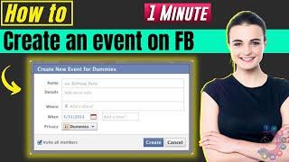 How to create an event on facebook 2024 | Make Fb Event