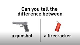 SPEAKERS UP! Gunshot vs Firecracker: Can You Tell the Difference?