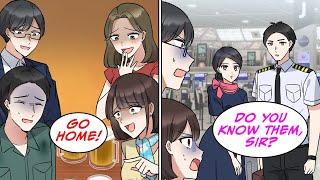Attended a blind date party with Cabin Attendants in work clothes [Manga Dub]
