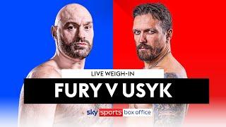 TYSON FURY VS OLEKSANDR USYK! | LIVE WEIGH-IN AND FINAL FACE-OFF 