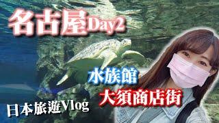 日本旅遊Vlog｜名古屋港水族館超療癒海龜+大須商店街 Day2