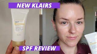 New DEAR KLAIRS ALL DAY AIRY sunscreen chemical spf50 Review Wear test