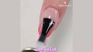 Natural Ombre Jelly Pink French Nail Art I BORN PRETTY