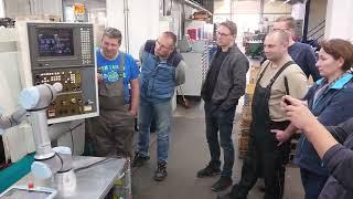 Zukunftszentrum Brandenburg - Kollaborative Roboter bei der CNC-Präzisionsfertigung Ojinski GmbH