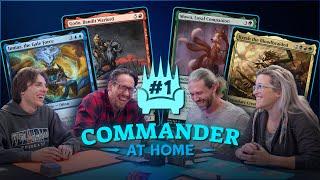 Commander at Home #1 - Mowu vs Kresh vs Godo vs Inniaz with Ben Brode and Jacob Bertrand