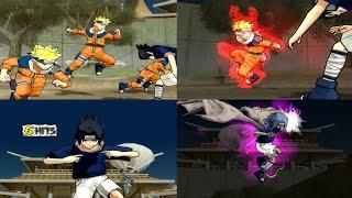 All Jutsus & Taunts-Naruto Ultimate Ninja 3 (Best Version)