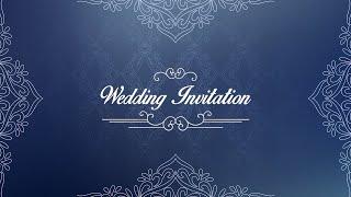 edius wedding invitation project free download | Golden glow |