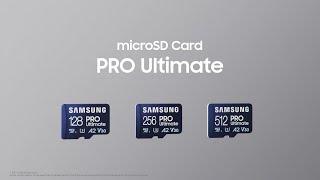 microSD Card PRO Ultimate: Feature highlight | Samsung