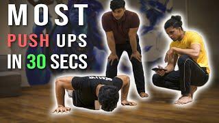 We Tried Most Push Ups In 30 Secs ft. @theyashanand @FitMindsvlogs