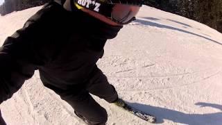 Test Snowblade mini ski Salomon short kart