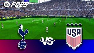 FC 25:  TOTTENHAM HOTSPUR (w) vs. USWNT | Jan 6, 2025 | Women's Friendly | PS5 Gameplay