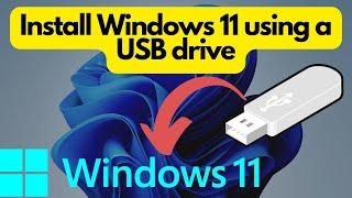 Install Windows 11 using a USB drive (Media Creation Tool)