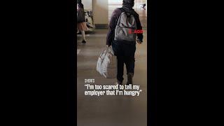 "I'm too scared to tell my employer that I'm hungry." | R.AGE Shorts