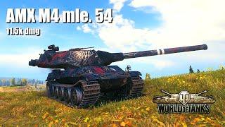 AMX M4 mle. 54, 11.5K Damage, 6 Kills, Malinovka - World of Tanks