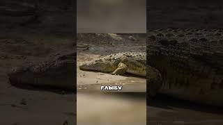 ВЫБИЛИ ЗУБ КРОКОДИЛУ  #животные #звери #крокодил #зубр
