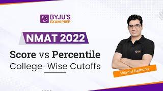 NMAT Score vs Percentile | NMAT Expected Cut-Offs | Sectional & College-Wise NMAT 2022 Cutoffs #nmat