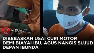 Kisah Haru Pencuri Motor Menangis Bersimpuh di Kaki Ibu dan Majikan Setelah Divonis Bebas