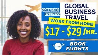 ⬆ $29.00 / Hr. Work From Home TRAVEL PLANNER at American Express | USA & UK | No Degree Little Exp.