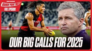 Revealing our 2025 AFL Season Predictions! | Handy Point Podcast [Full Episode]