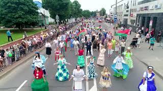Праздничное шествие в День Независимости Республики Беларусь в Ошмянах