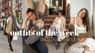 OOTW: Casual Everyday Outfits | baby bump friendly!