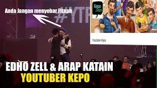 YOUTUBER KEPO , Dimaluin sama EDHO ZELL & REZA OKTOVIAN Di Youtube Fanfest