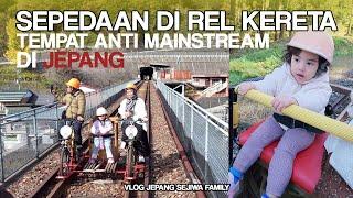 MAIN SEPEDA DI REL KERETA JEPANG - GATTAN GO