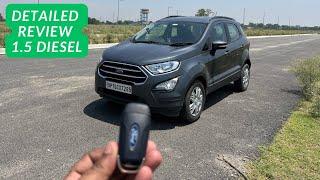 Ford Ecosport Detailed Review || 1.5 Diesel || Exterior & Interior @MohitVihem