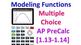 1.14A - Modeling Functions (Multiple Choice) [AP Precalculus]