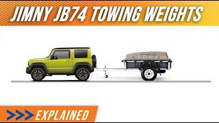 Towing with a JB74 Suzuki Jimny - weights you need to know