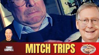 Mitch McConnell Trips Over Beef Dip