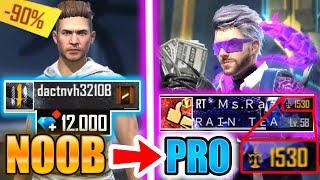 Free Fire new account to *PRO* gift - look how it became