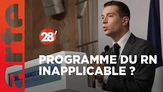 Programme du RN : est-il inapplicable ? - 28 Minutes - ARTE