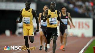 Kenya's Emmanuel Wanyonyi runs a BLISTERING 800m at Diamond League Lausanne | NBC Sports